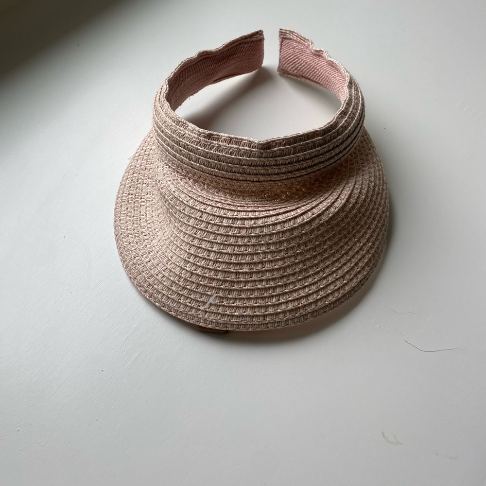 Stylish Pink Woven Visor